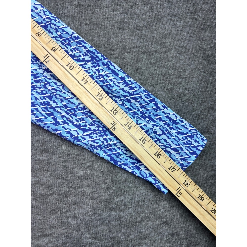 J.McLaughlin Catalina Cloth Sheath Dress Blue White Abstract Print Pockets S - Picture 9 of 12